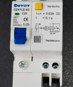 Aptomat DZ47LE-63 1PC20  bảo vệ chống ngắn mạch quá tải chính hãng  - ETOT