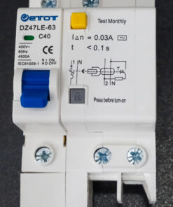 Aptomat DZ47LE-63 1PC45  bảo vệ chống ngắn mạch quá tải chính hãng  - ETOT