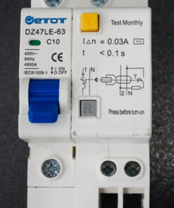 Aptomat DZ47LE-63 1PC10  bảo vệ chống ngắn mạch quá tải chính hãng  - ETOT