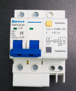 Aptomat DZ47LE-63 2PC16  bảo vệ chống ngắn mạch quá tải chính hãng  - ETOT