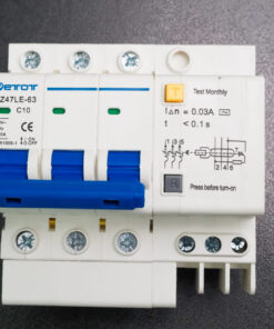 Aptomat DZ47LE-63 3PC10  bảo vệ chống ngắn mạch quá tải chính hãng  - ETOT