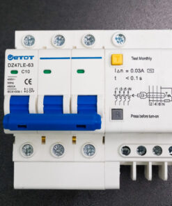 Aptomat DZ47LE-63N 3PC10  bảo vệ chống ngắn mạch quá tải chính hãng  - ETOT