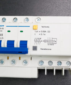 Aptomat DZ47LE-63N 3PC40  bảo vệ chống ngắn mạch quá tải chính hãng  - ETOT