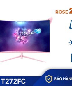 Màn máy tính Tomko 27″ cong Hồng T272FC ROSE