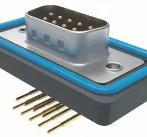 D-sub water proof 90-degree bend plate connector