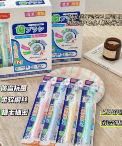 UK-764594 Bàn chải đánh răng đầu nhỏ làm sạch kép 12 chiếc/hộp