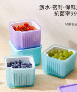 UK-767332KM Hộp bảo quản thực phẩm có thể đổ nước đa năng UYIKO (loại chất lượng, tươi mới)