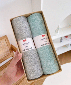 UK-920053 UYIKU Vật dụng - Bộ khăn lông san hô tuyết (hai màu)